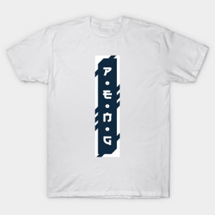 Peng cyberpunk urban slang letters T-Shirt